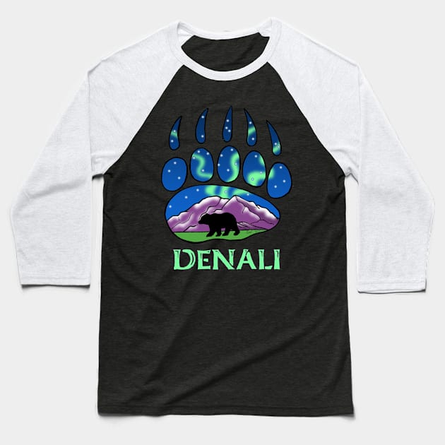 Denali Aurora Baseball T-Shirt by HonuHoney